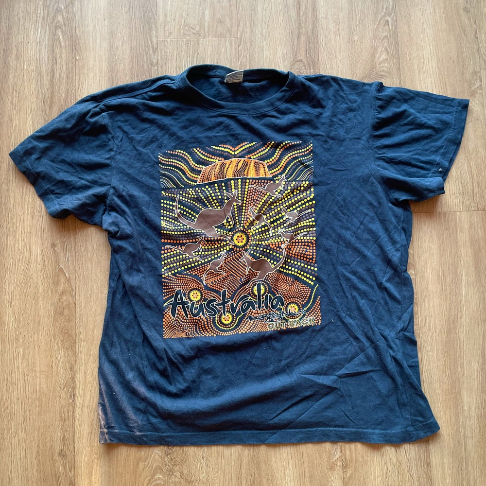 Australia Aboriginal Art Print Tee